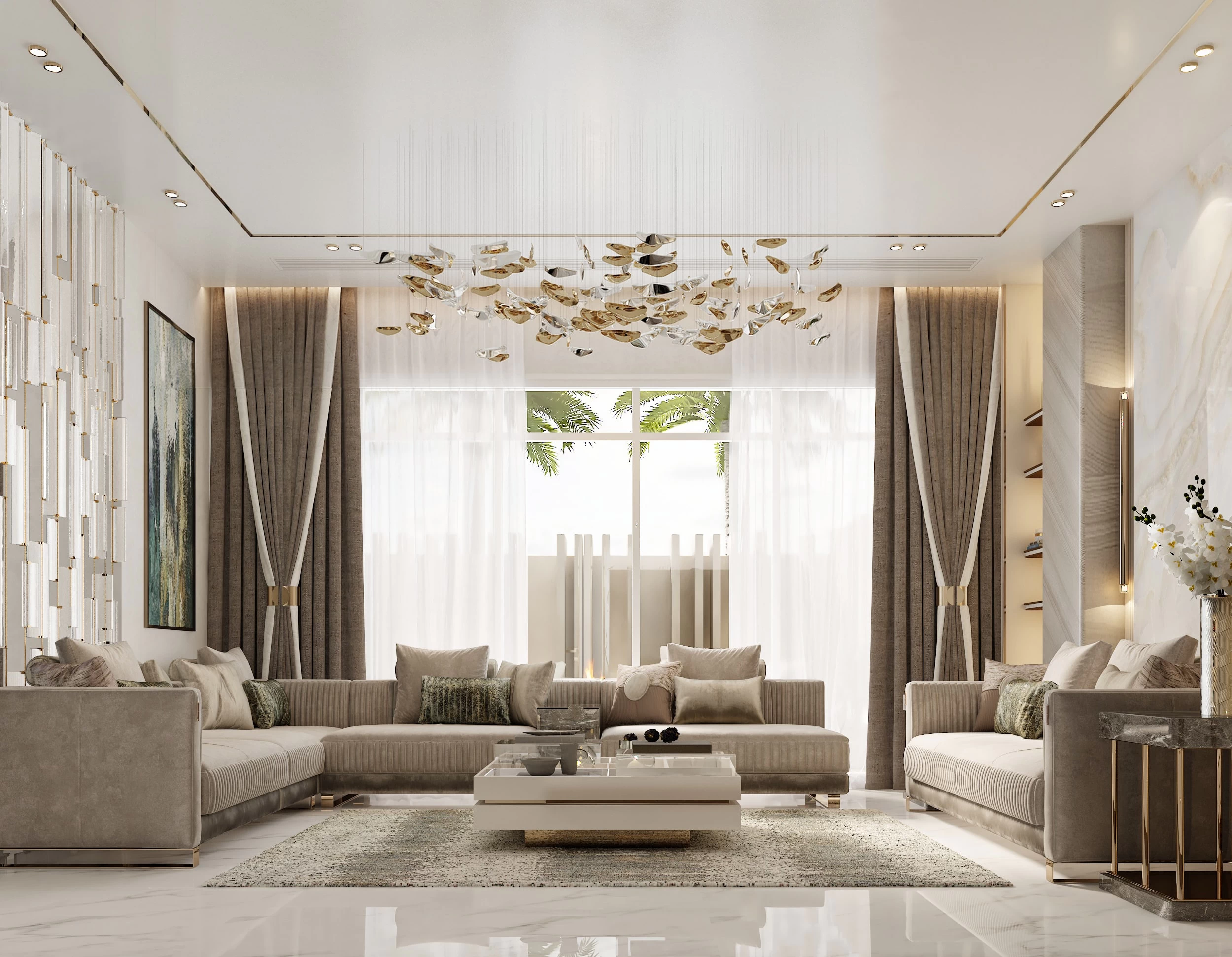 Luxury apartment interior design Dubai by Spazio — bespoke fit-out and custom furniture