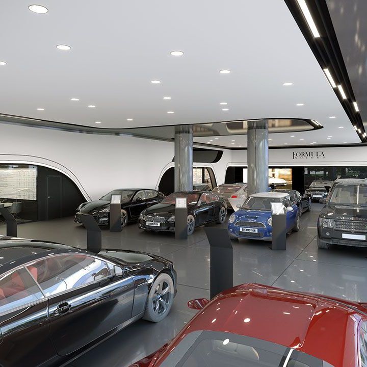 Car showroom - Spazio Interior Design & Fit Out Company - Dubai