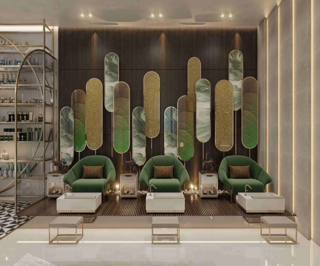 Beauty Salons Interior Design - Spazio Interior Design & Fit Out Company -  Dubai